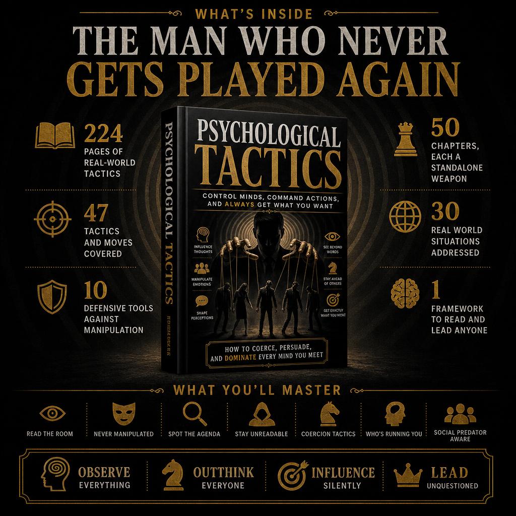 Psychological Tactics: Control Minds, Command Actions, and Always Get What You Want