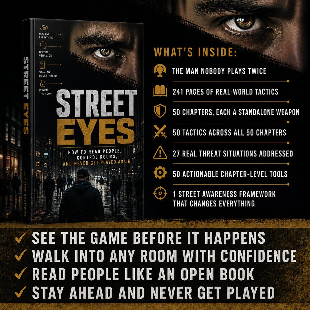 STREET EYES: How To Read People, Control Rooms, And Never Get Played Again