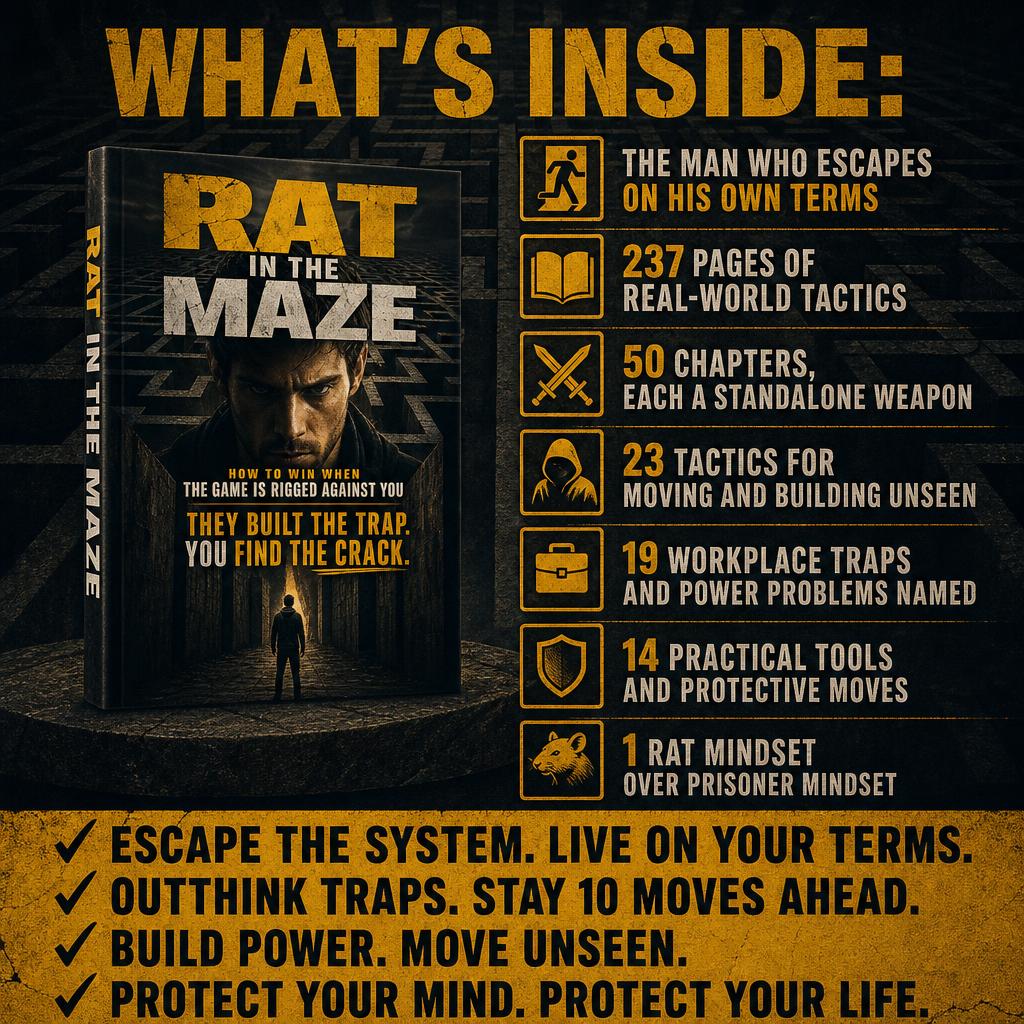 RAT IN THE MAZE: How To Win When The Game Is Rigged Against You