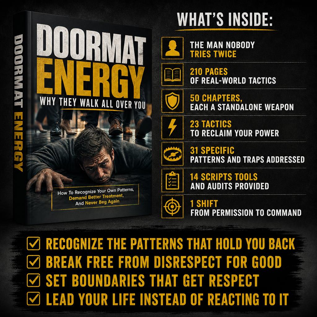 DOORMAT ENERGY: WHY THEY WALK ALL OVER YOU