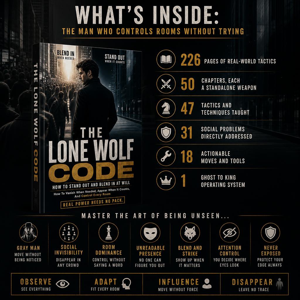 The Lone Wolf Code: How to Stand Out and Blend In at Will