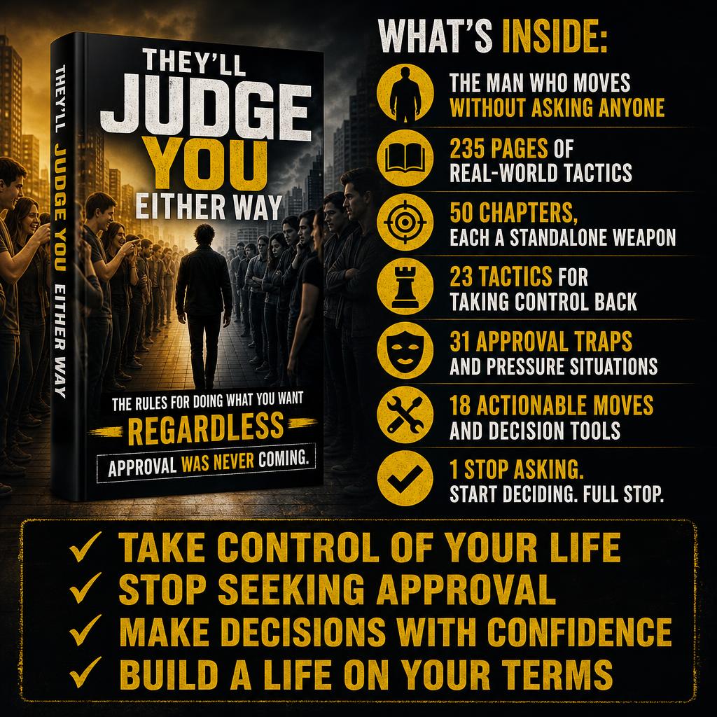 THEY'LL JUDGE YOU EITHER WAY: The Rules For Doing What You Want Regardless