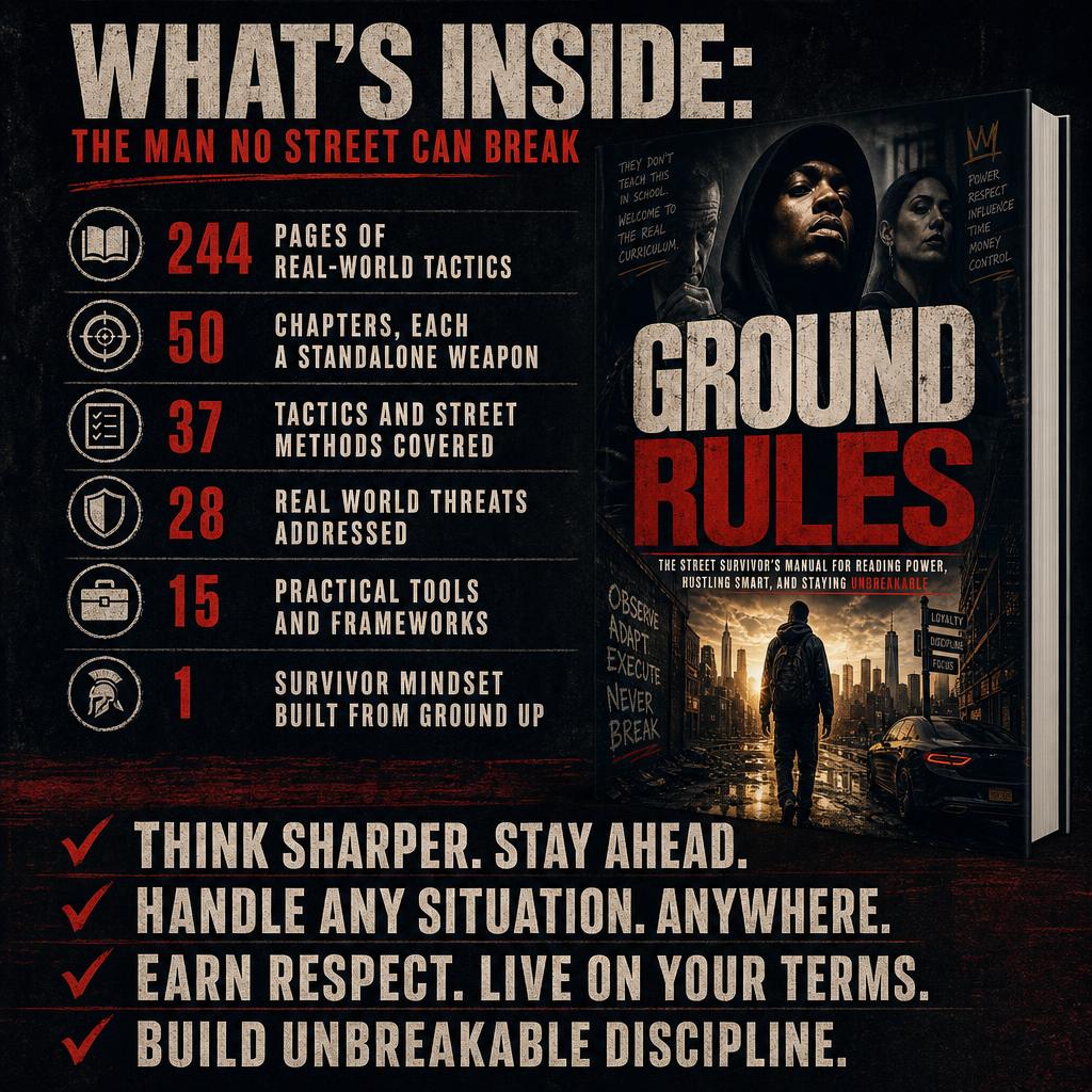GROUND RULES: The Street Survivor's Manual For Reading Power, Hustling Smart, And Staying Unbreakable