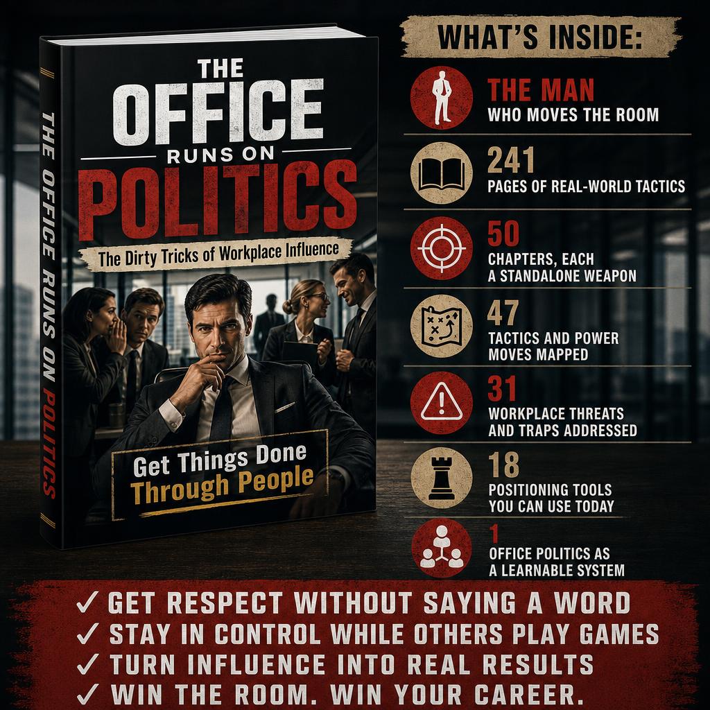 THE OFFICE RUNS ON POLITICS: The Dirty Tricks of Workplace Influence