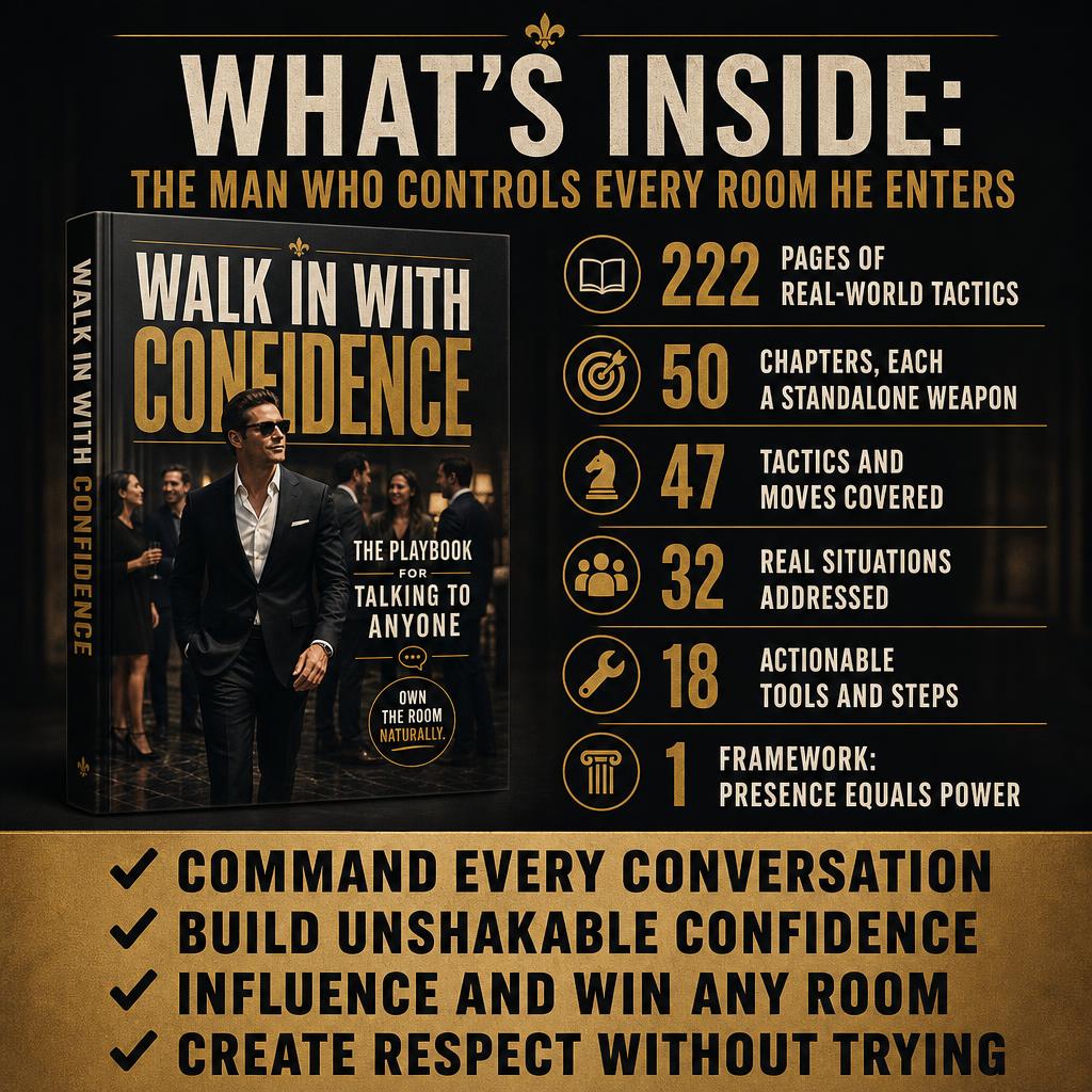 WALK IN WITH CONFIDENCE: The Playbook for Talking to Anyone