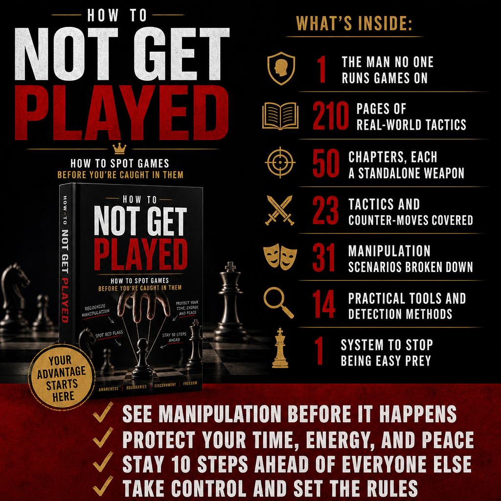 HOW TO NOT GET PLAYED: HOW TO SPOT GAMES BEFORE YOU’RE CAUGHT IN THEM