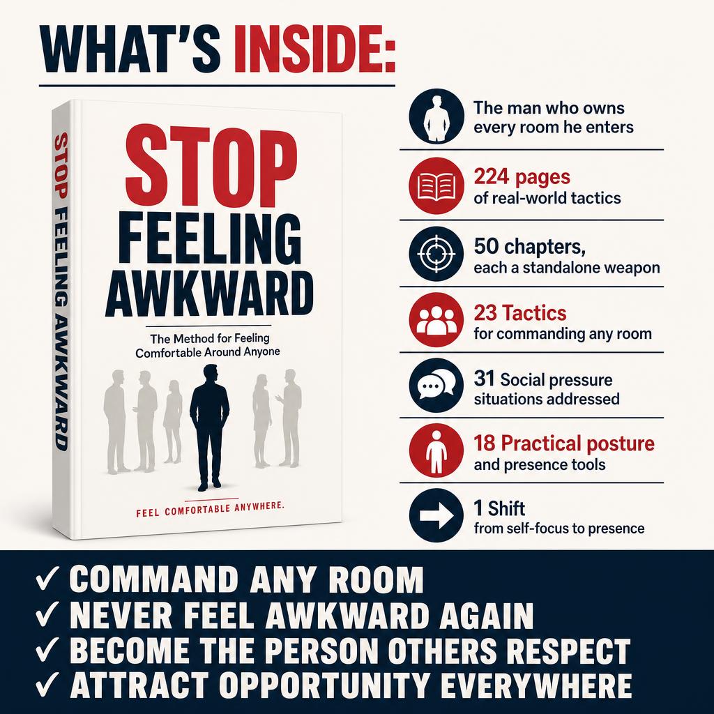 STOP FEELING AWKWARD: The Method for Feeling Comfortable Around Anyone