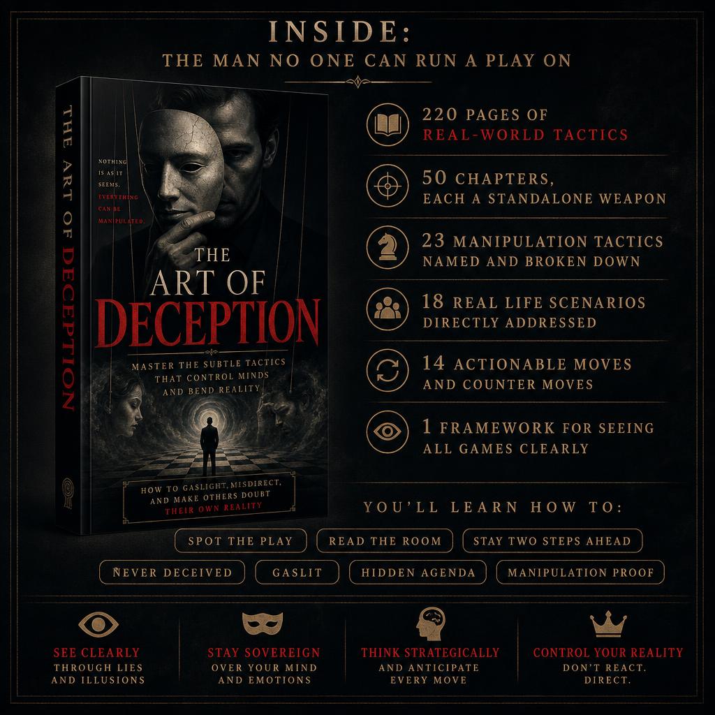The Art of Deception: Master the Subtle Tactics That Control Minds and Bend Reality