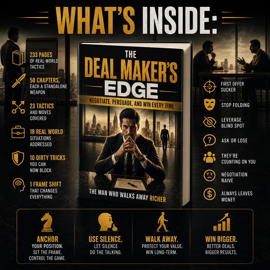 THE DEAL MAKER’S EDGE: NEGOTIATE, PERSUADE, AND WIN EVERY TIME