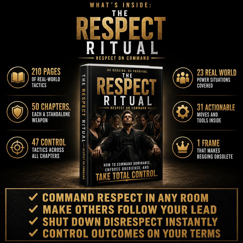 The Respect Ritual: No Begging, No Proofing, Respect on Command