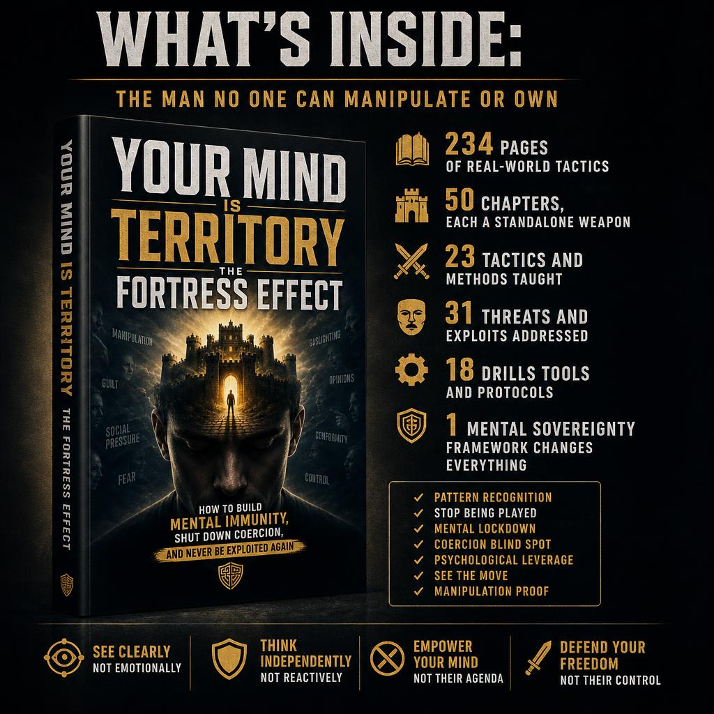 THE FORTRESS EFFECT: How To Build Mental Immunity, Shut Down Coercion, And Never Be Exploited Again