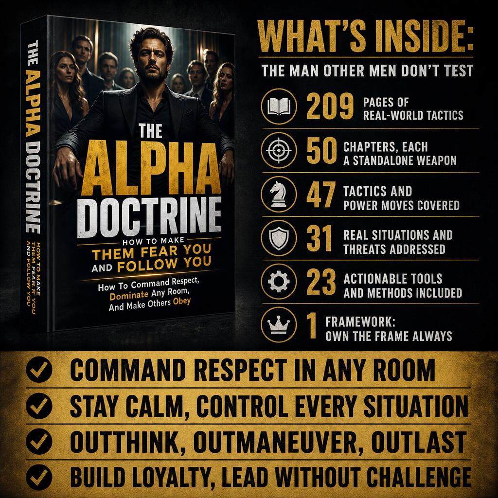 THE ALPHA DOCTRINE: HOW TO MAKE THEM FEAR YOU AND FOLLOW YOU