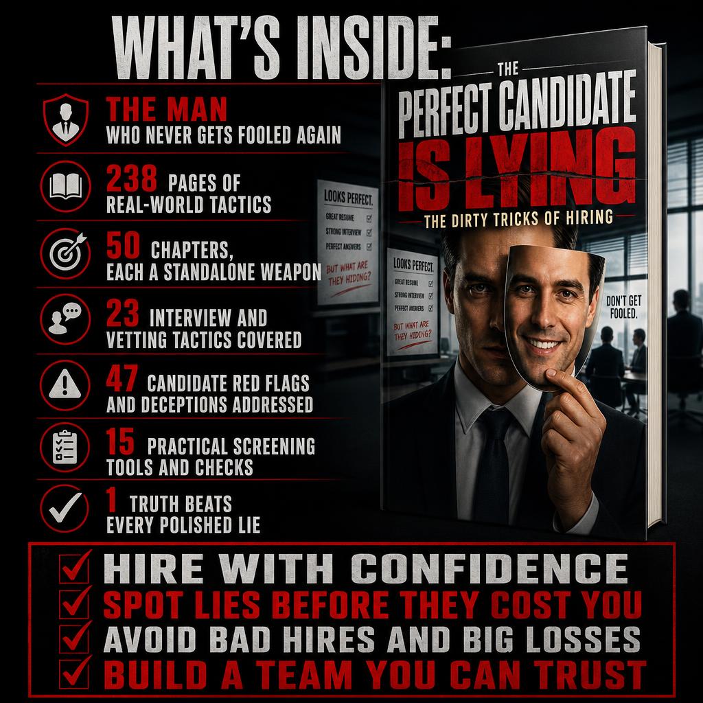 THE PERFECT CANDIDATE IS LYING: The Dirty Tricks of Hiring