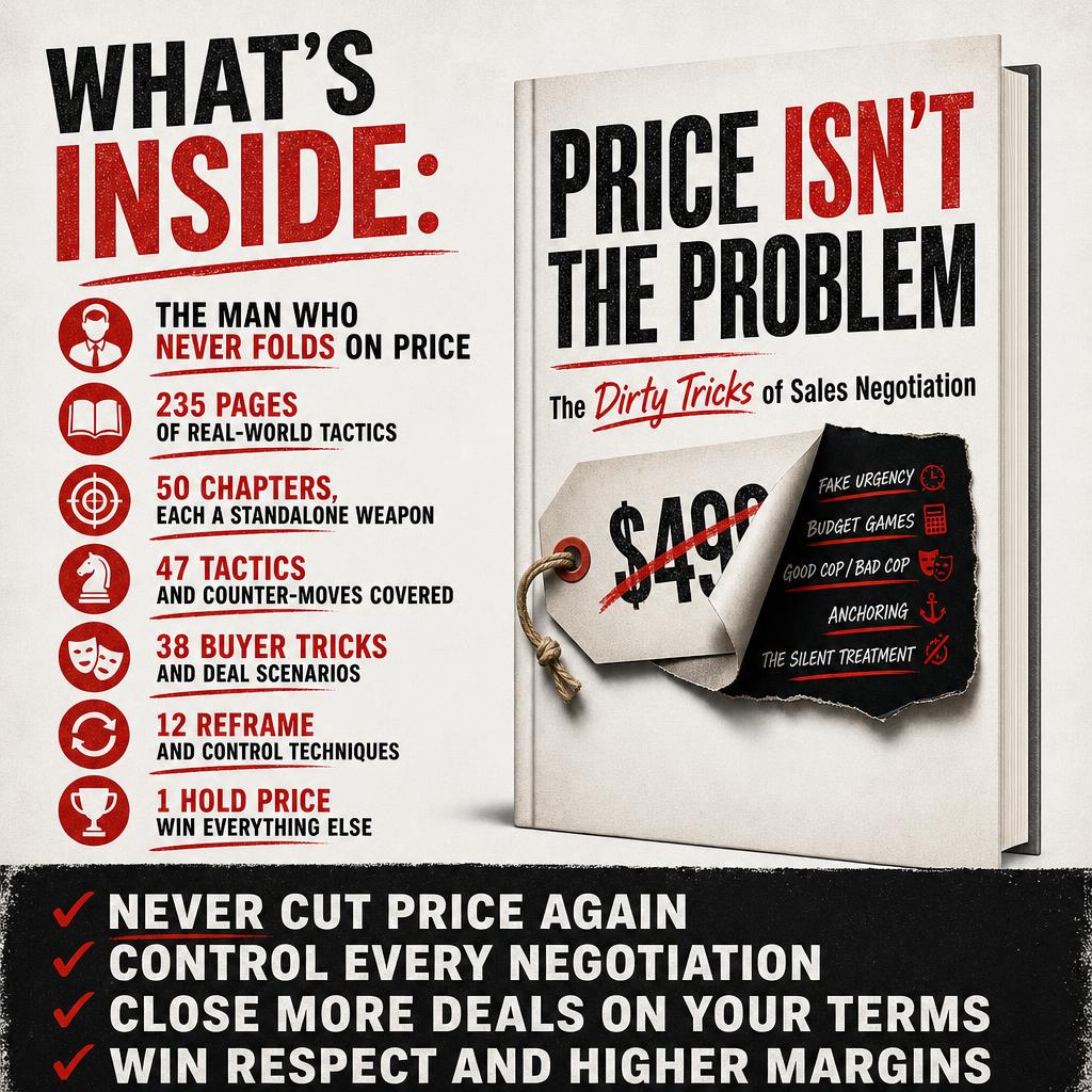 PRICE ISN'T THE PROBLEM: The Dirty Tricks of Sales Negotiation