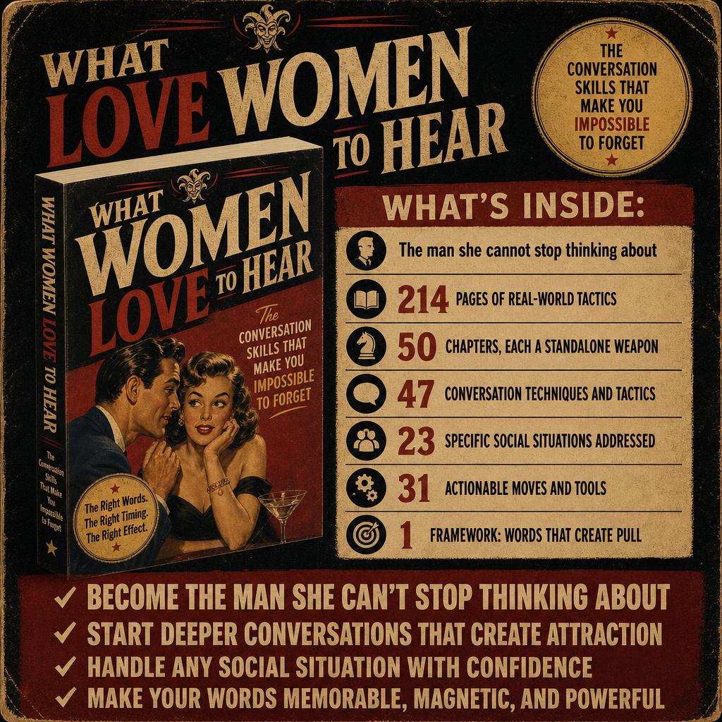 WHAT WOMEN LOVE TO HEAR: The Conversation Skills That Make You Impossible to Forget