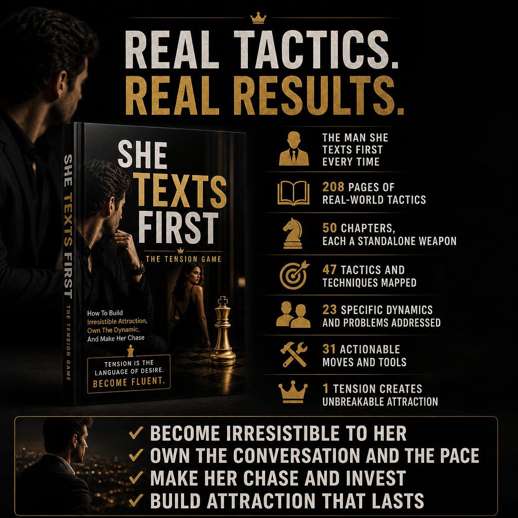 SHE TEXTS FIRST: THE TENSION GAME