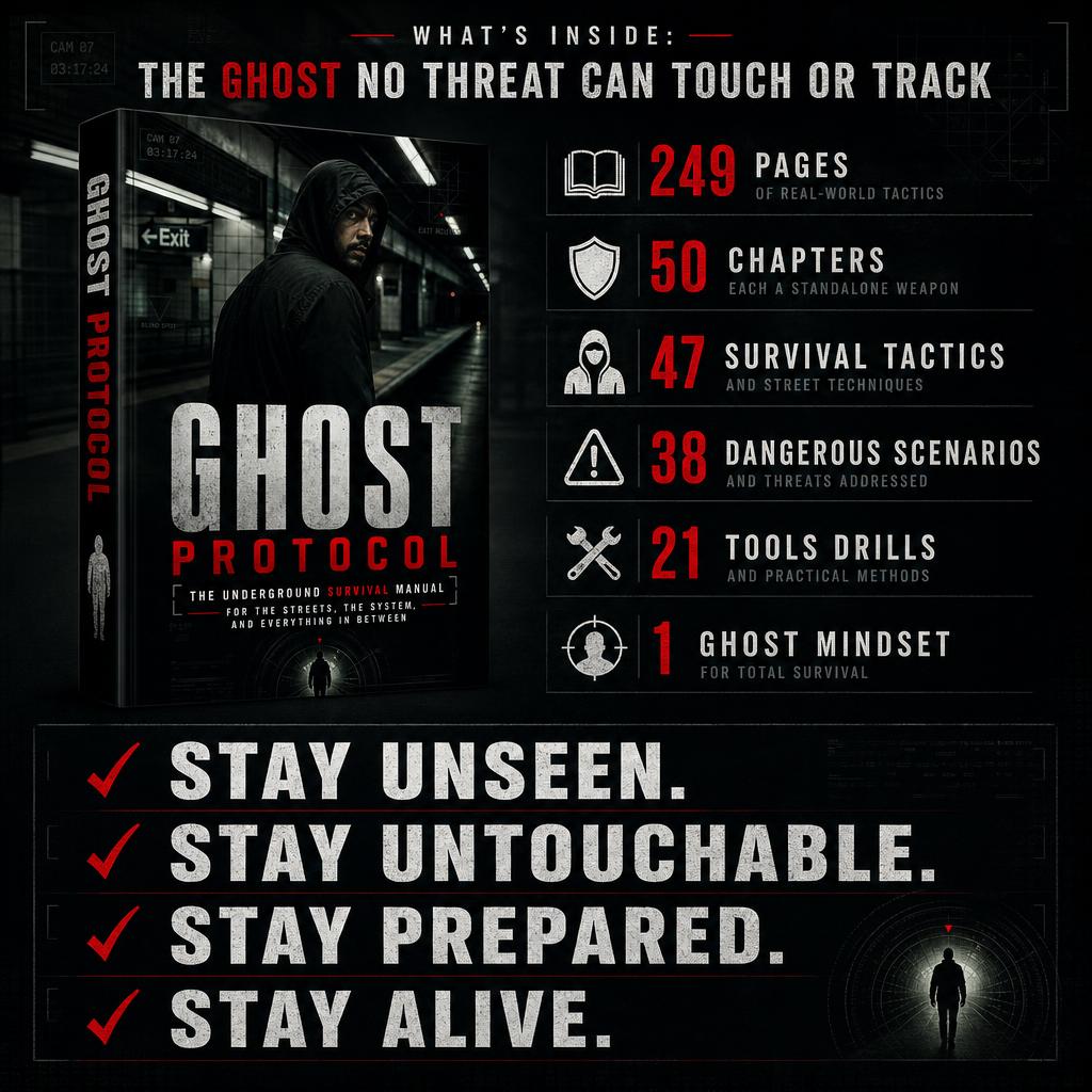 GHOST PROTOCOL: The Underground Survival Manual For The Streets, The System, And Everything In Between