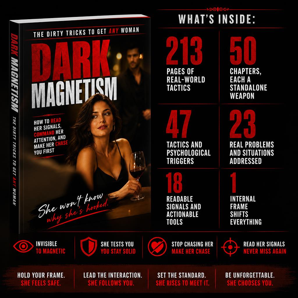 The Dirty Tricks to Get Any Woman: DARK MAGNETISM