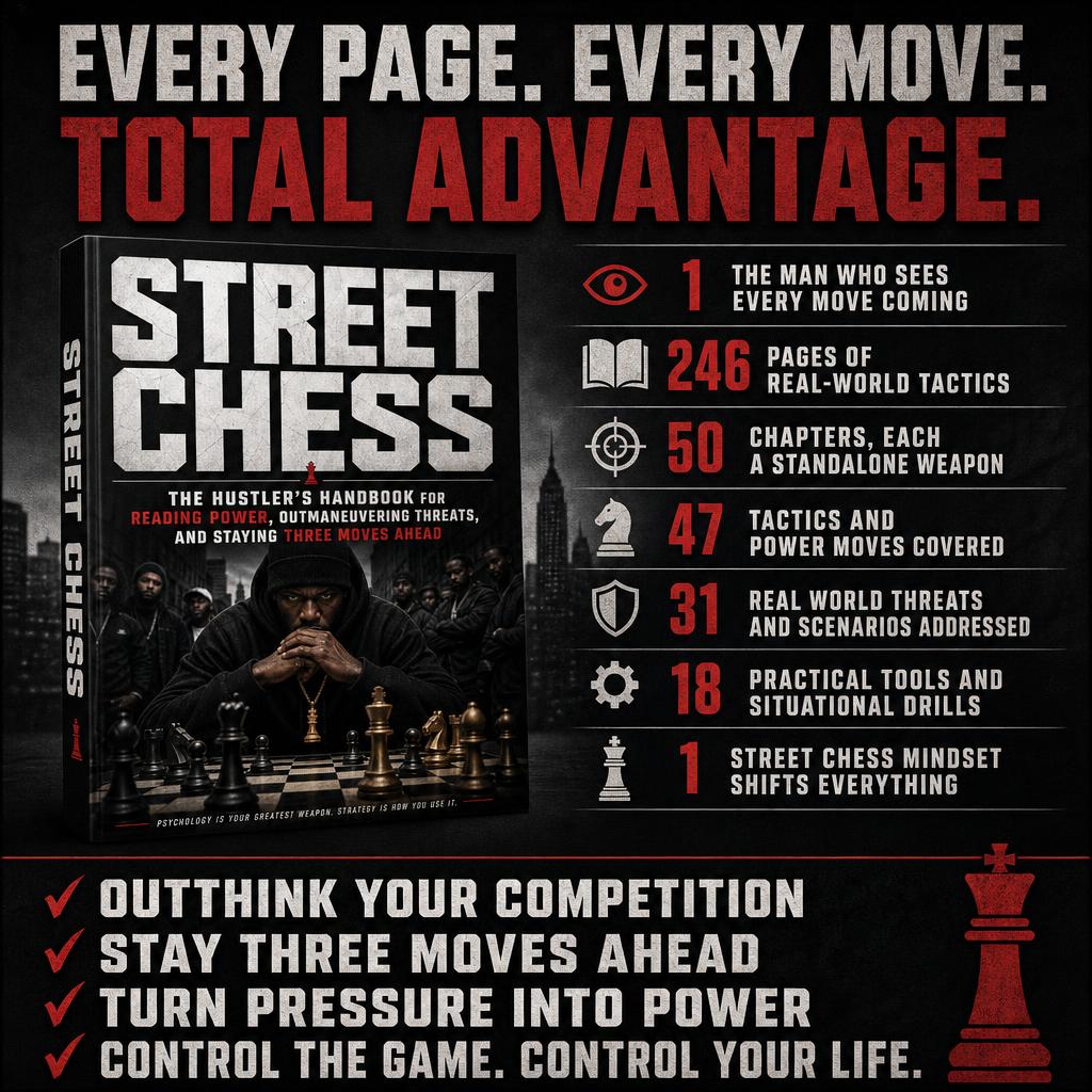 STREET CHESS: The Hustler's Handbook For Reading Power, Outmaneuvering Threats, And Staying Three Moves Ahead