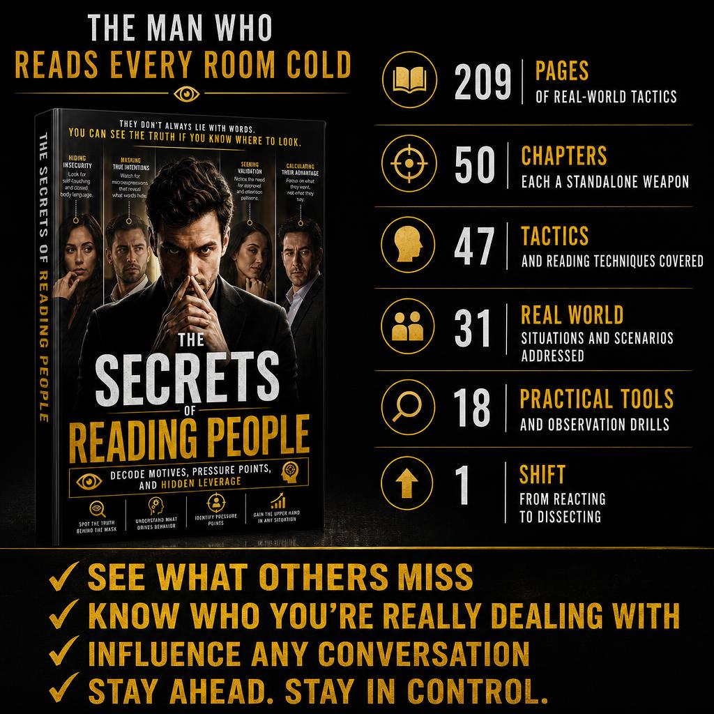 THE SECRETS OF READING PEOPLE: DECODE MOTIVES, PRESSURE POINTS, AND HIDDEN LEVERAGE