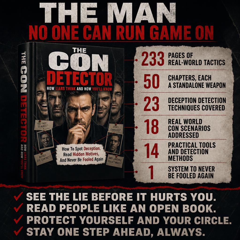 THE CON DETECTOR: HOW LIARS THINK AND HOW YOU'LL KNOW
