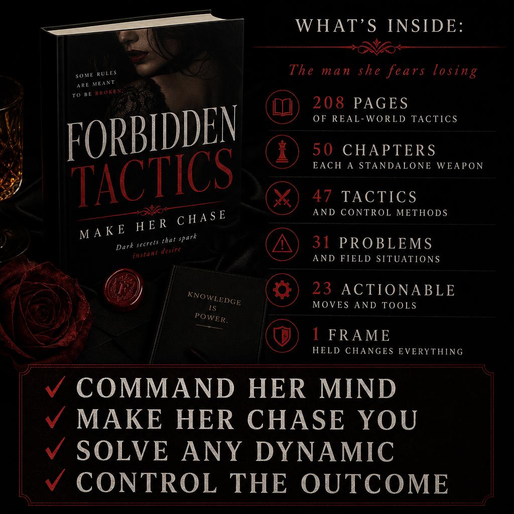 FORBIDDEN TACTICS: MAKE HER CHASE