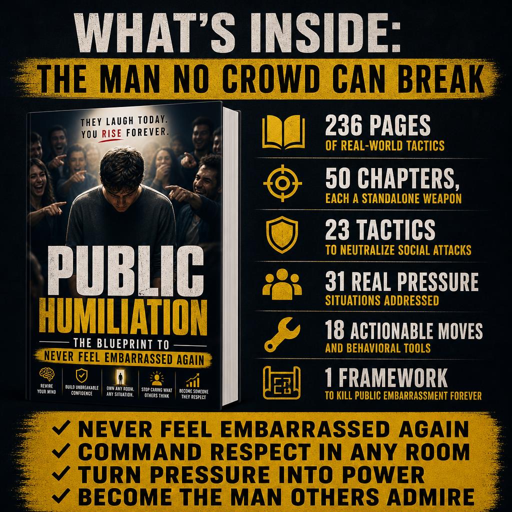 PUBLIC HUMILIATION: THE BLUEPRINT TO NEVER FEEL EMBARRASSED AGAIN