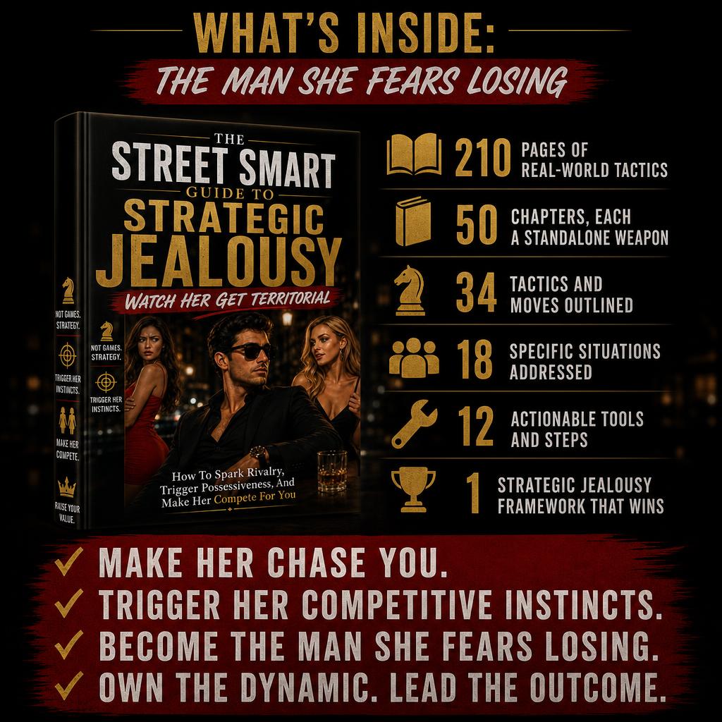 THE STREET SMART GUIDE TO STRATEGIC JEALOUSY: WATCH HER GET TERRITORIAL
