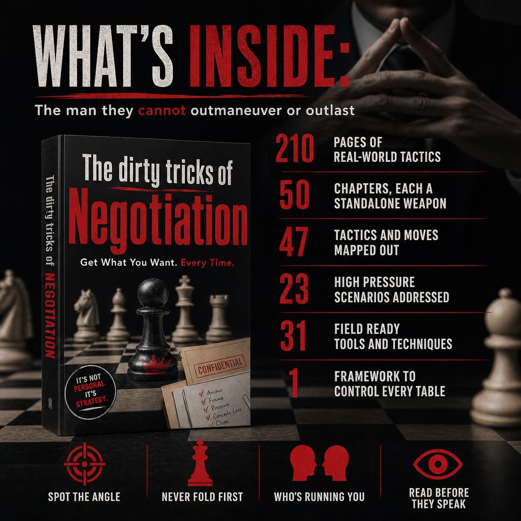 THE DIRTY TRICKS OF: NEGOTIATION