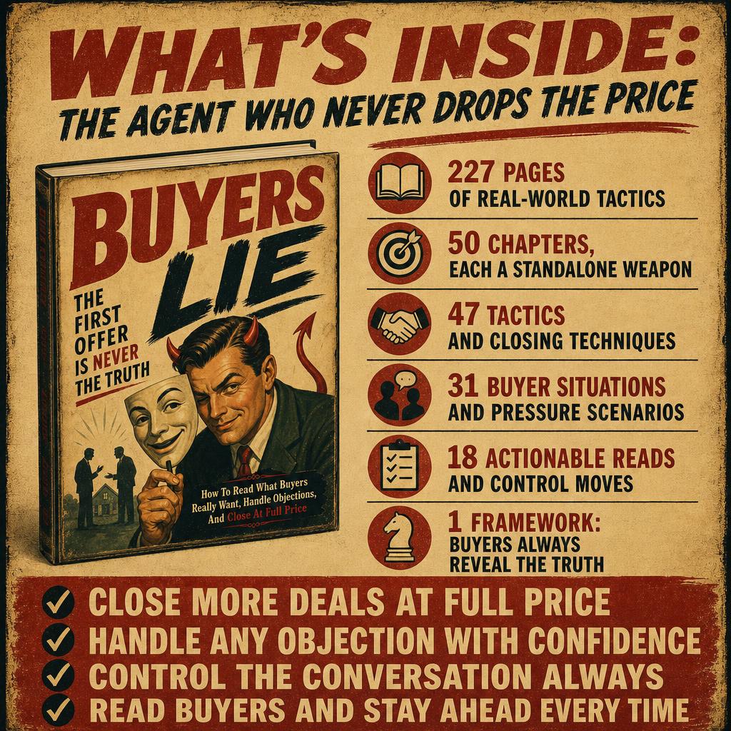 BUYERS LIE: THE FIRST OFFER IS NEVER THE TRUTH