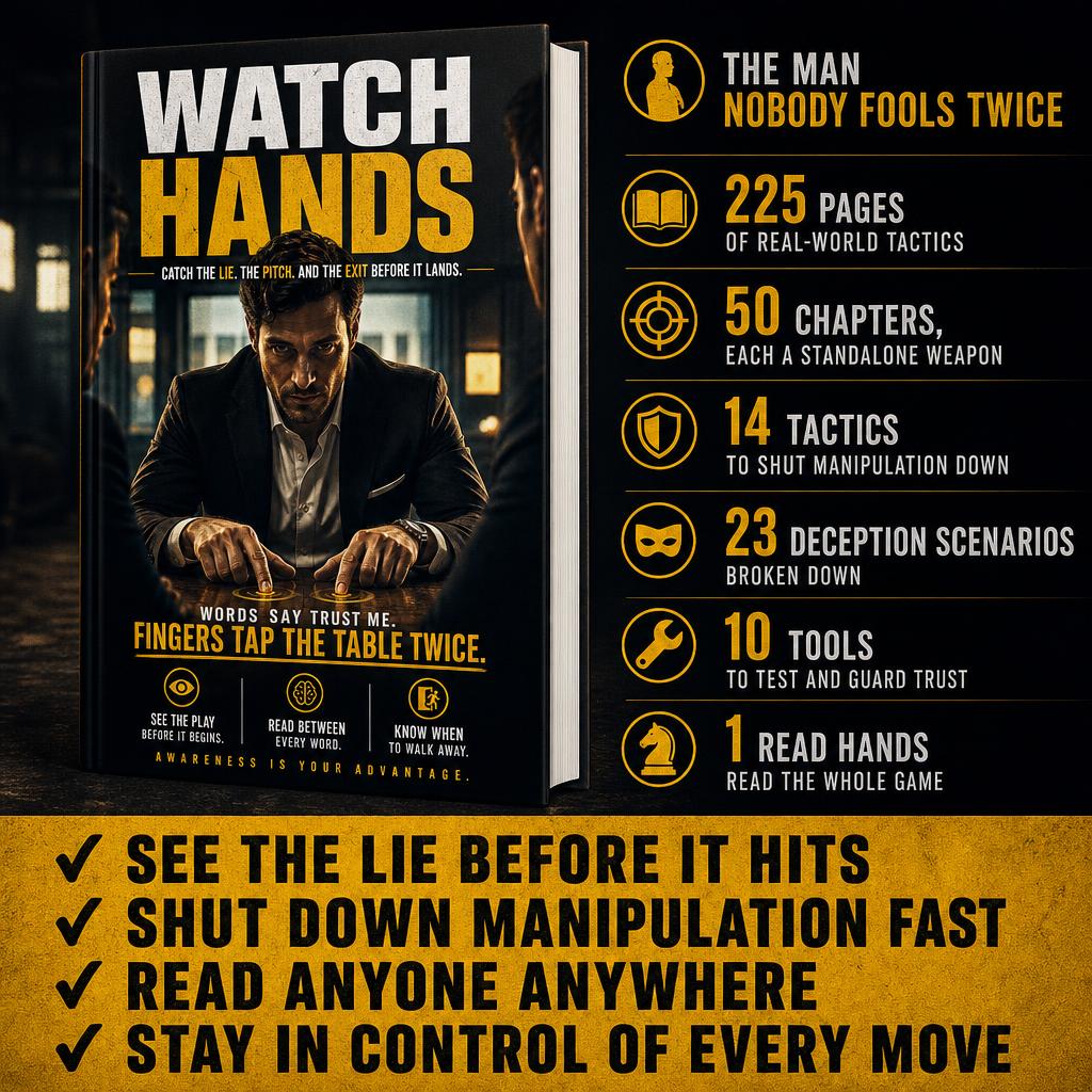 WATCH HANDS: WATCH THEIR HANDS