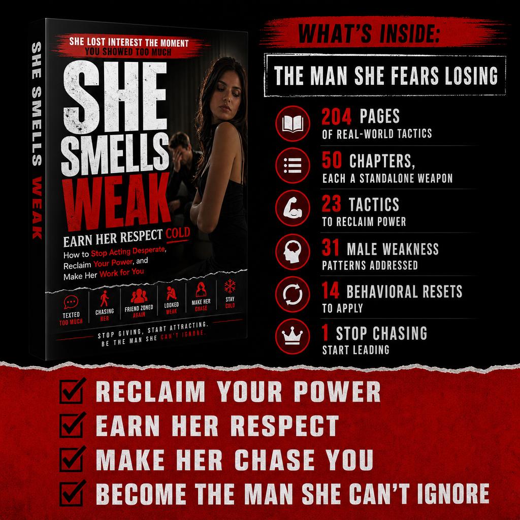 SHE SMELLS WEAK: EARN HER RESPECT COLD