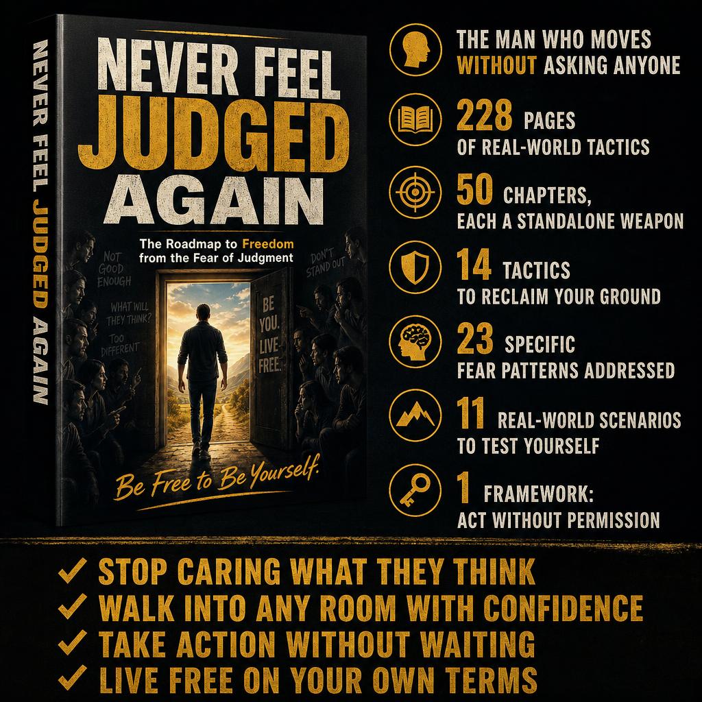 NEVER FEEL JUDGED AGAIN: The Roadmap to Freedom from the Fear of Judgment