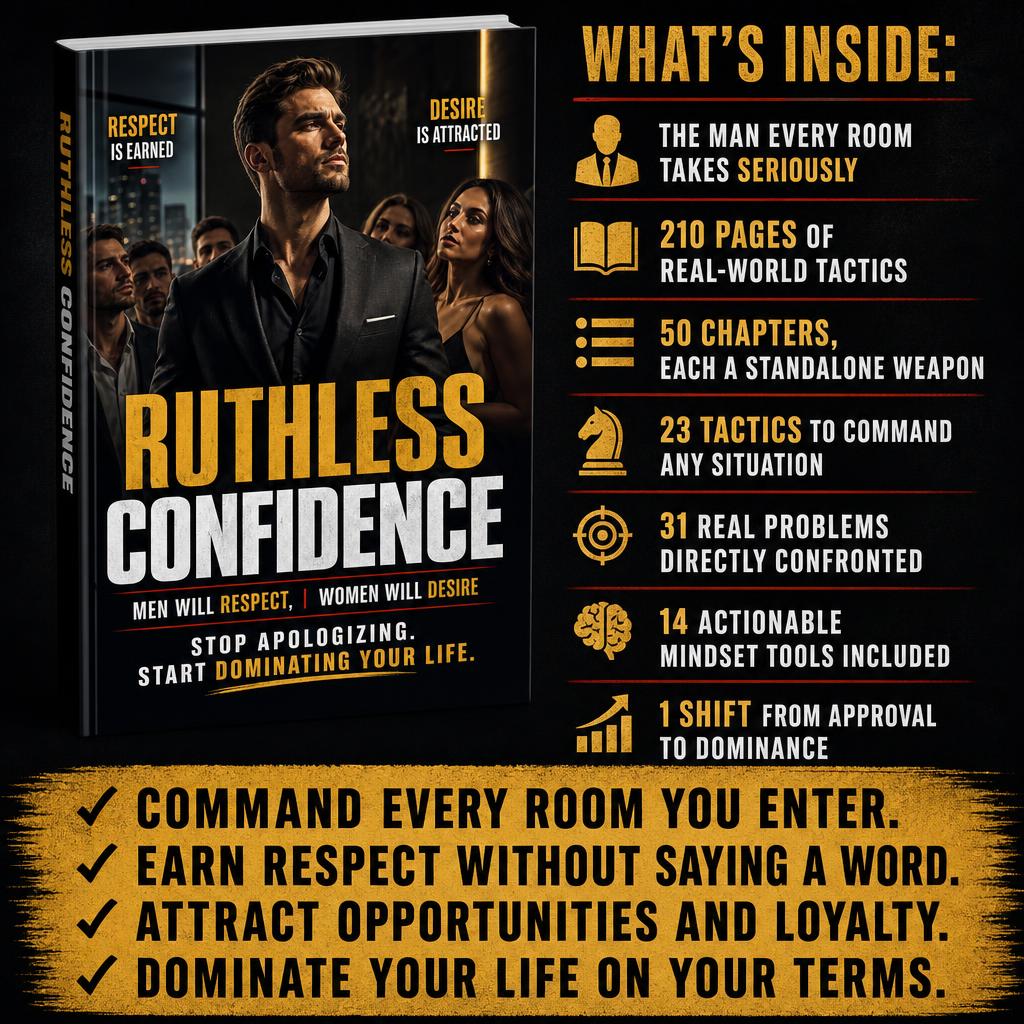 RUTHLESS CONFIDENCE: Men Will Respect, Women Will Desire