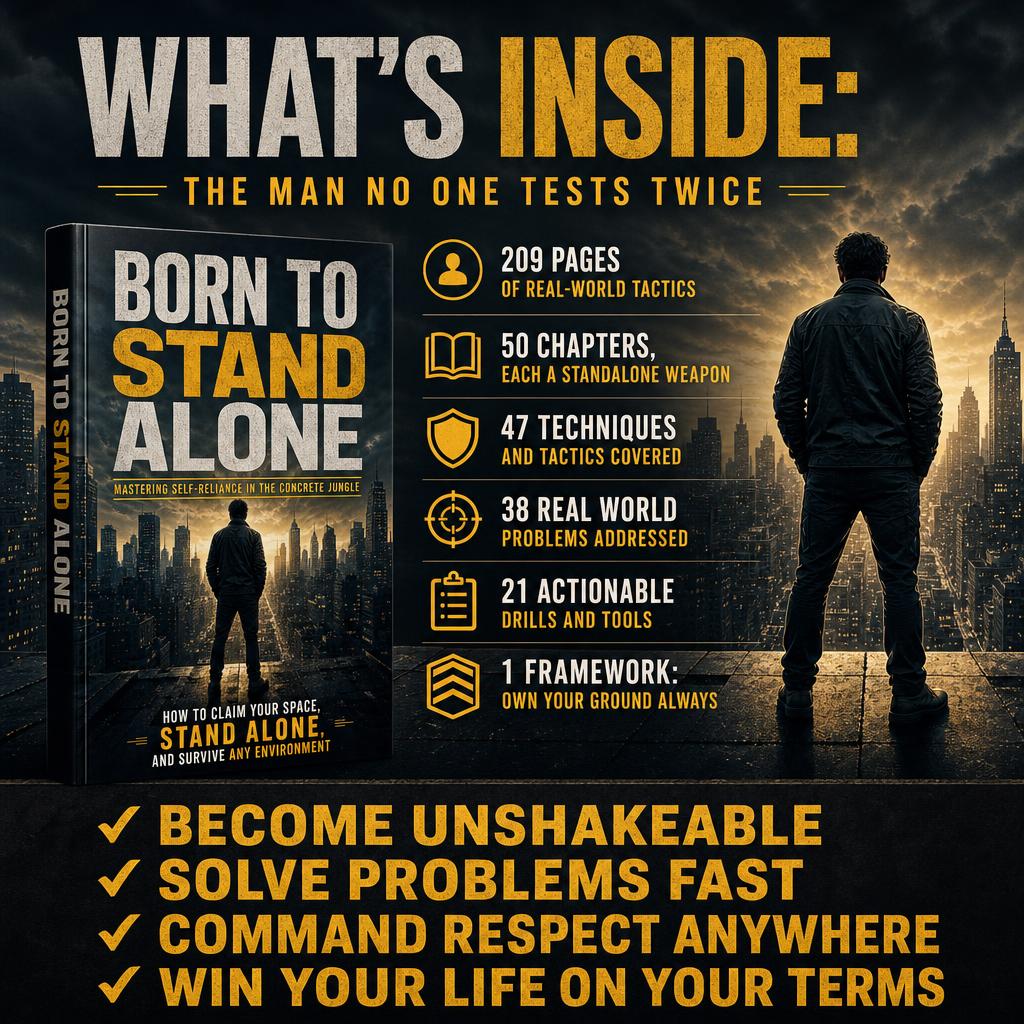 BORN TO STAND ALONE: MASTERING SELF-RELIANCE IN THE CONCRETE JUNGLE