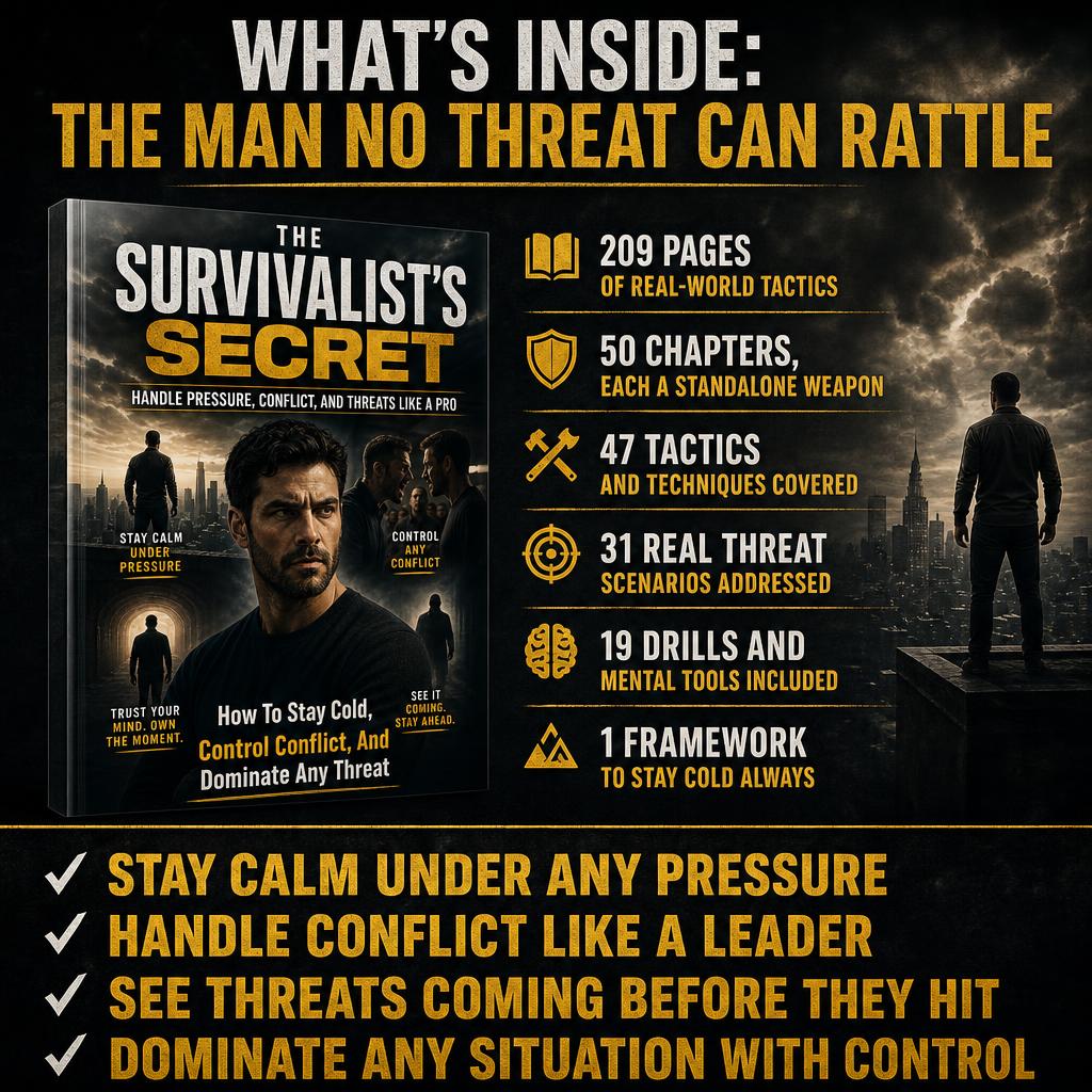 THE SURVIVALIST’S SECRET: HANDLE PRESSURE, CONFLICT, AND THREATS LIKE A PRO