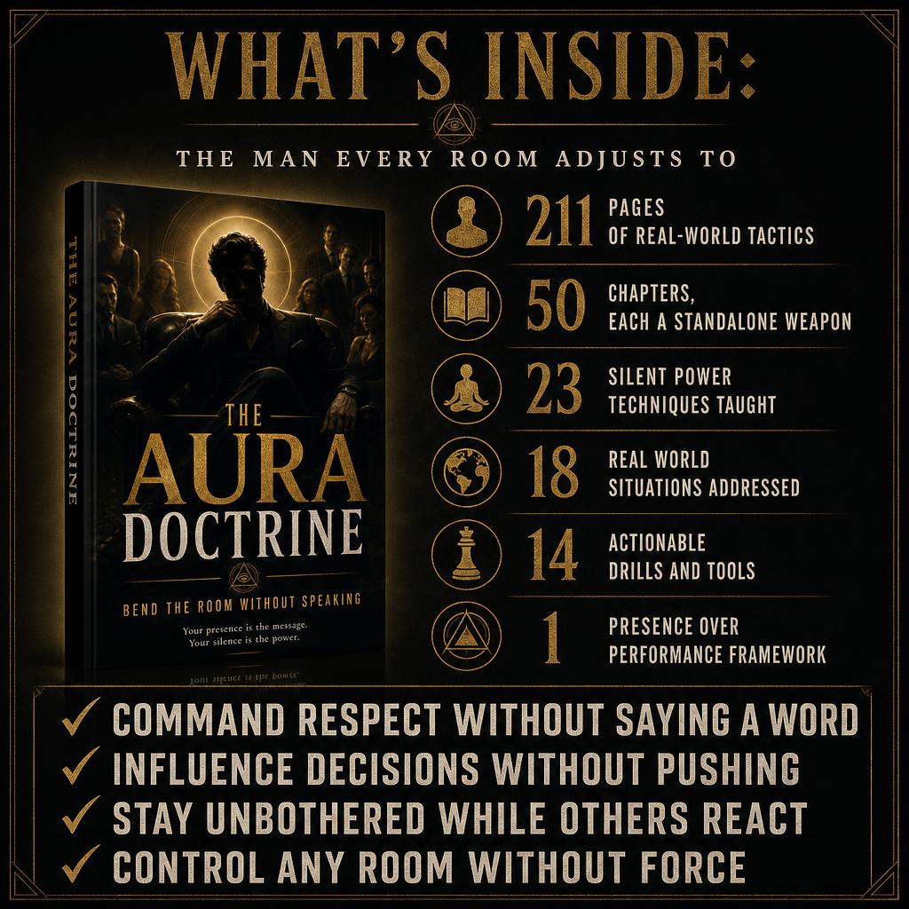THE AURA DOCTRINE: BEND THE ROOM WITHOUT SPEAKING