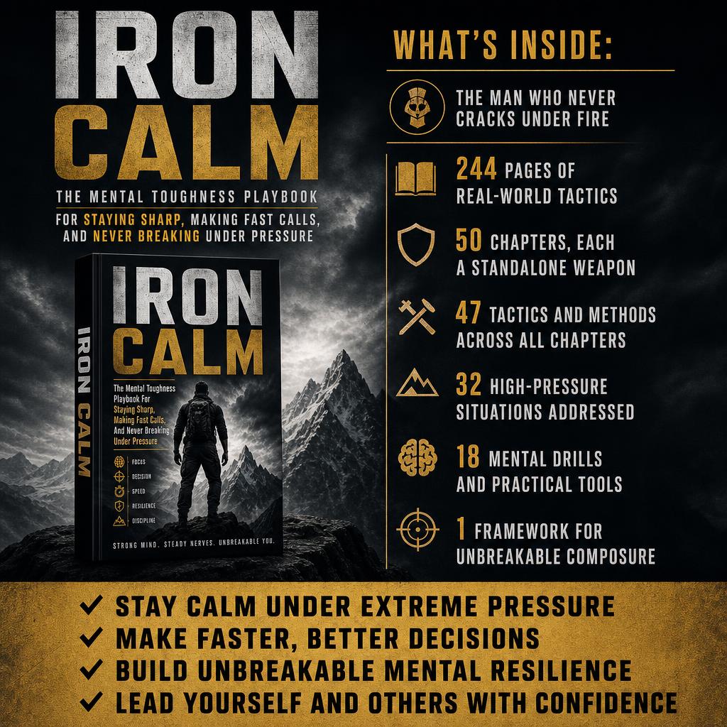 IRON CALM: The Mental Toughness Playbook For Staying Sharp, Making Fast Calls, And Never Breaking Under Pressure