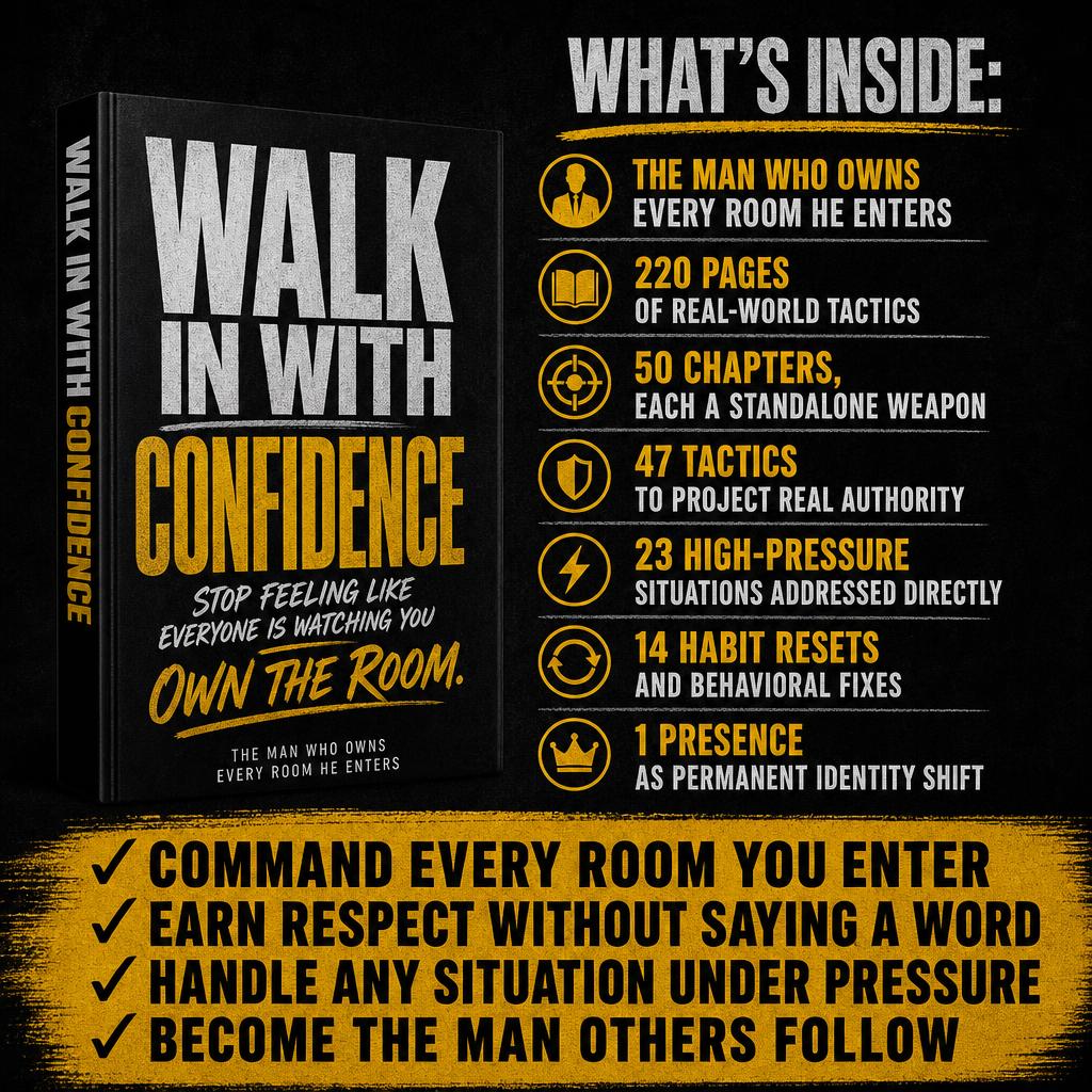 WALK IN WITH CONFIDENCE: Stop Feeling Like Everyone Is Watching You