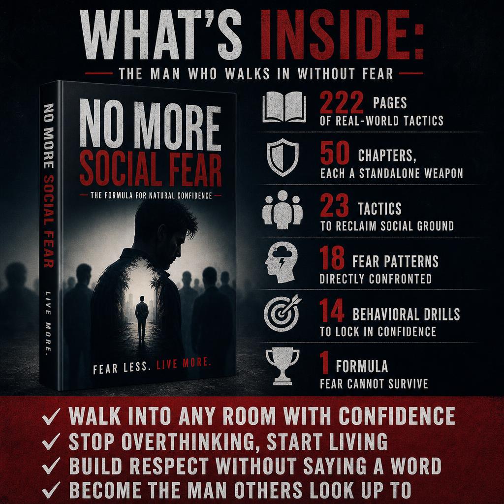 NO MORE SOCIAL FEAR: The Formula for Natural Confidence