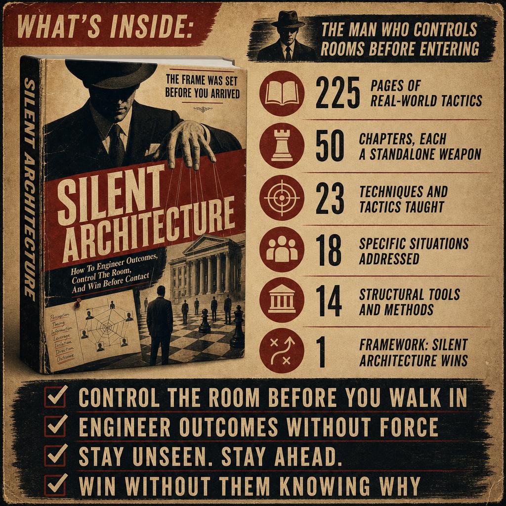 SILENT ARCHITECTURE: THE FRAME WAS SET BEFORE YOU ARRIVED