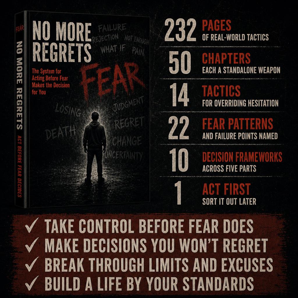 NO MORE REGRETS: The System for Acting Before Fear Makes the Decision for You