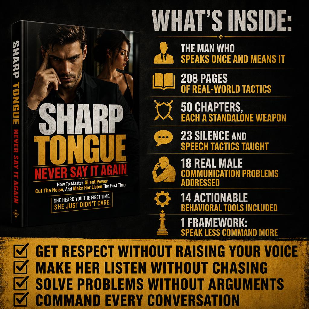 SHARP TONGUE: NEVER SAY IT AGAIN