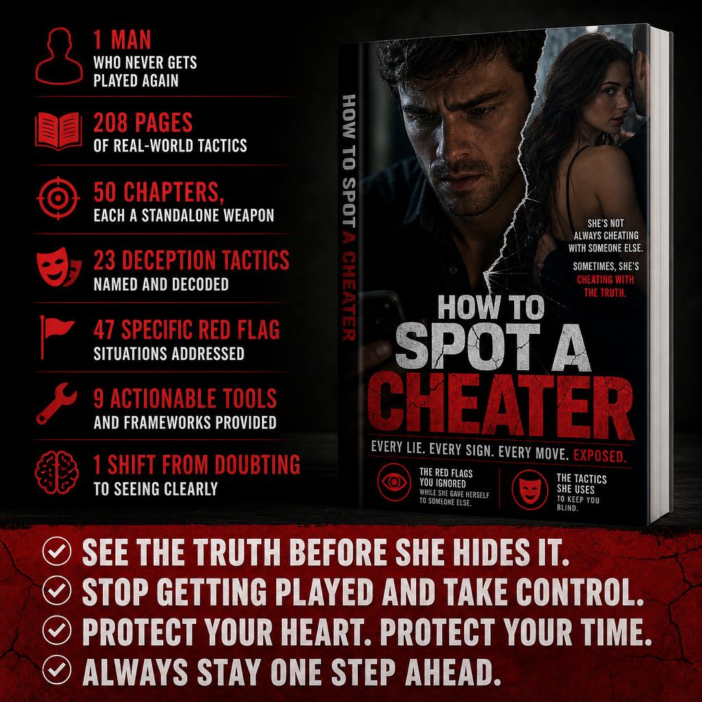 HOW TO SPOT A CHEATER: EVERY LIE. EVERY SIGN. EVERY MOVE. EXPOSED.