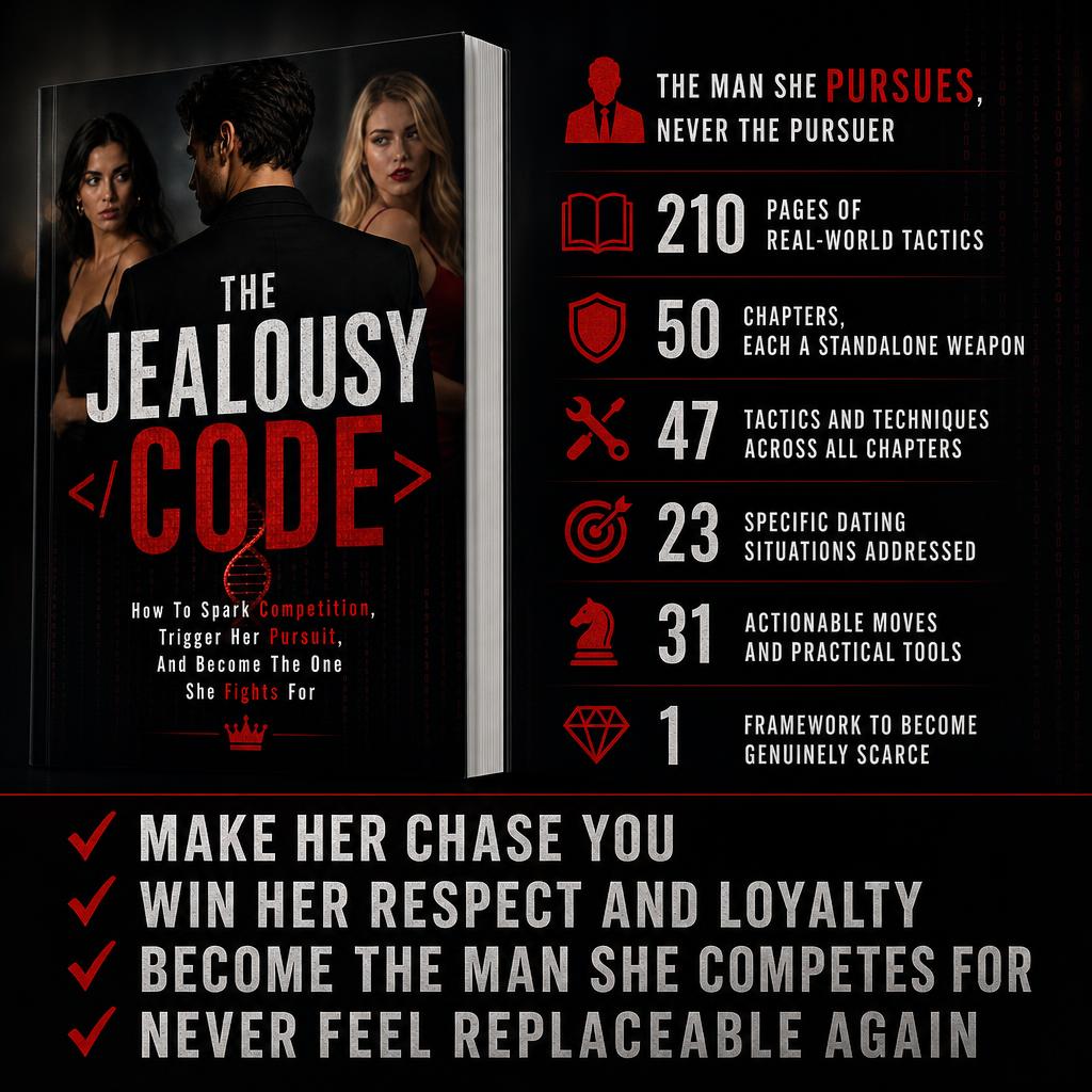 THE JEALOUSY CODE: How To Spark Competition, Trigger Her Pursuit, And Become The One She Fights For