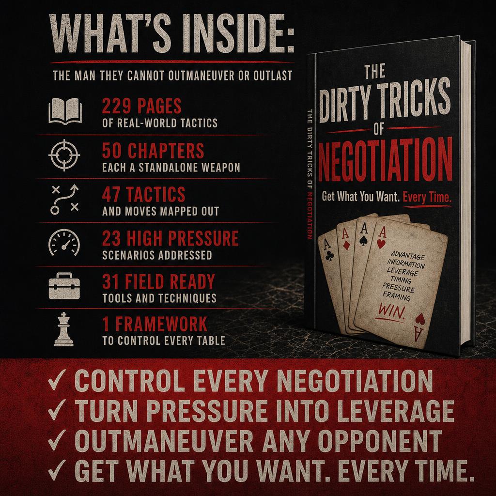 THE DIRTY TRICKS OF: NEGOTIATION