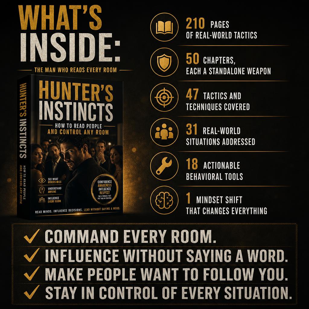HUNTER'S INSTINCTS: How To Read People And Control Any Room