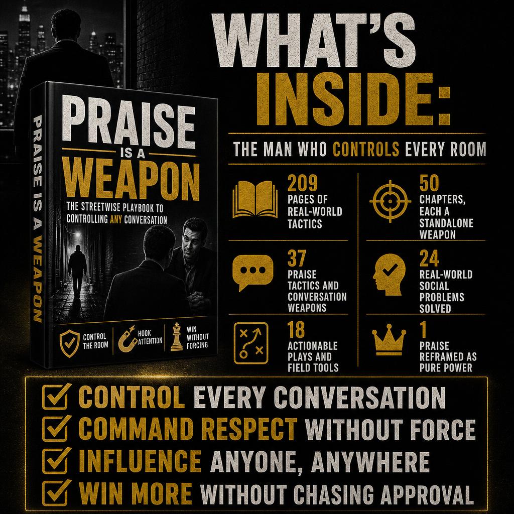 PRAISE IS A WEAPON: THE STREETWISE PLAYBOOK TO CONTROLLING ANY CONVERSATION