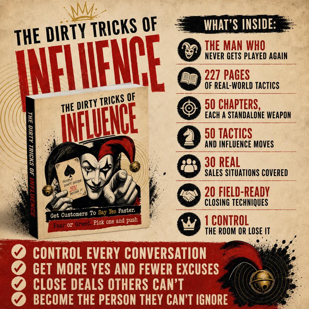 THE DIRTY TRICKS OF: INFLUENCE