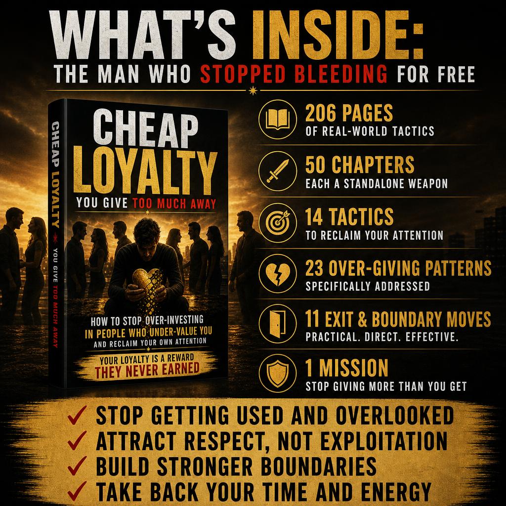 CHEAP LOYALTY: YOU GIVE TOO MUCH AWAY